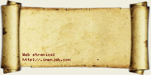 Mirjana Trnjaković vizit kartica